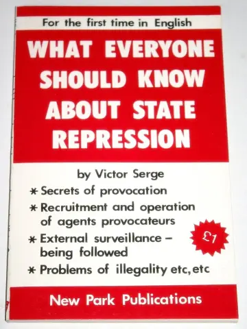 Cover of What Everyone Should Know About State Repression
