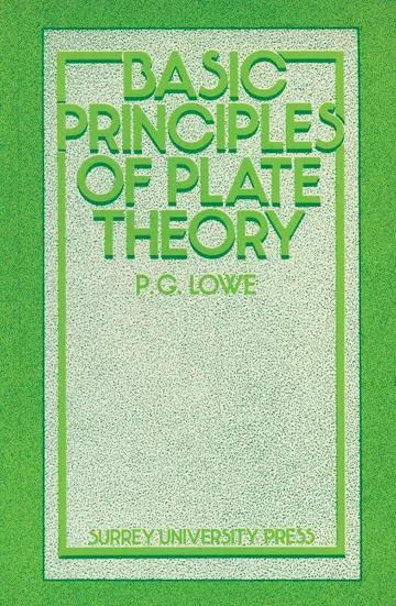 Cover of Basic Principles of Plate Theory