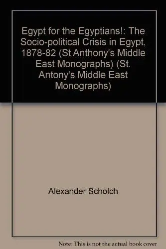 Cover of Egypt for the Egyptians!