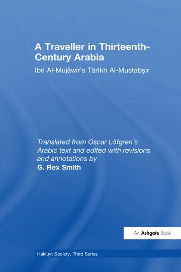 Cover of A Traveller in Thirteenth-Century Arabia