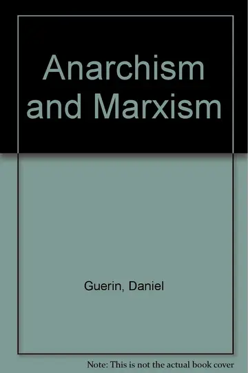 Cover of Anarchism and Marxism