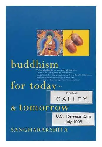 Cover of Buddhism for Today - And Tomorrow