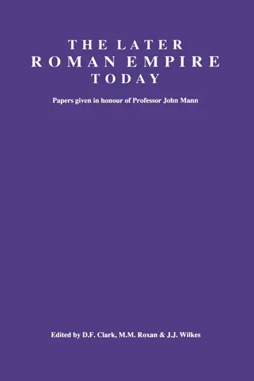 Cover of The Later Roman Empire Today