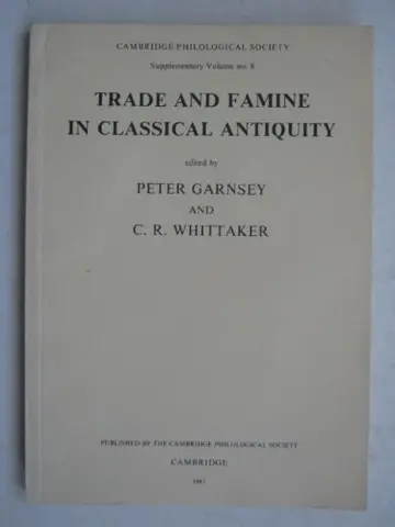 Cover of Trade and Famine in Classical Antiquity
