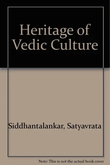 Cover of Heritage of Vedic Culture