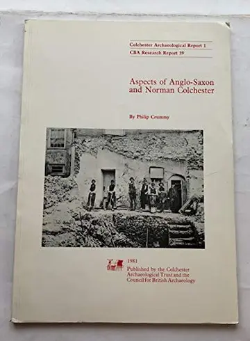 Cover of Aspects of Anglo-Saxon and Norman Colchester