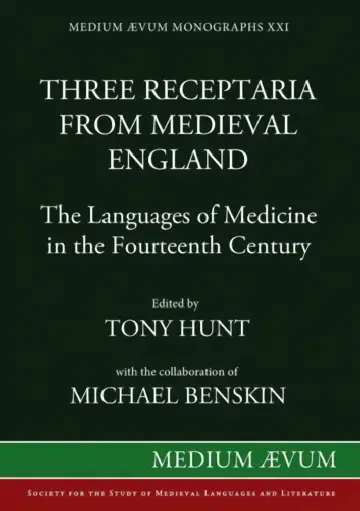 Cover of Three Receptaria from Medieval England