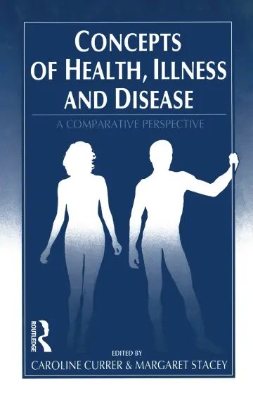 Cover of Concepts of Health, Illness and Disease
