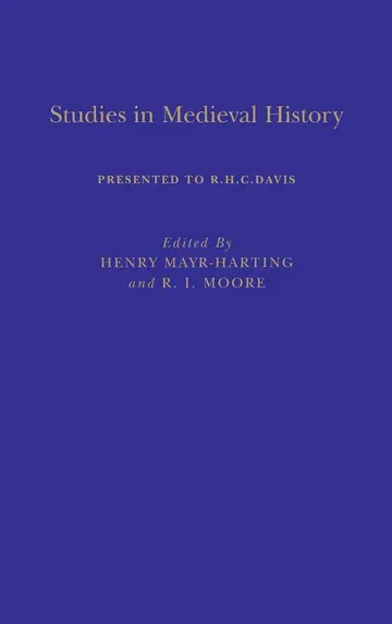 Cover of Studies in Mediaeval History