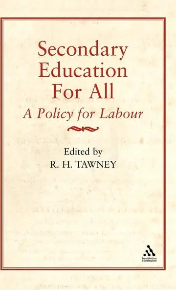 Cover of Secondary Education for All
