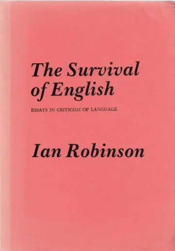 Cover of The Survival of English
