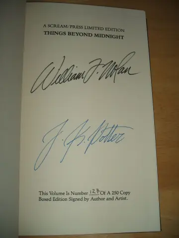 Cover of Things beyond midnight