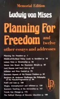 Cover of Planning for freedom, and twelve other essays and addresses