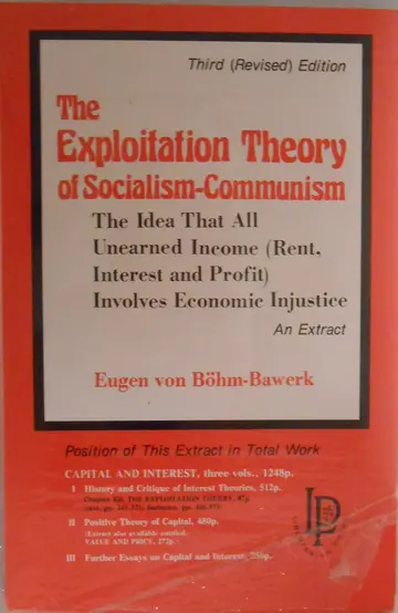 Cover of Exploitation Theory of Socialism-Communism