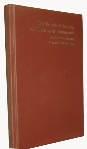 Cover of The Prophetia Merlini of Geoffrey of Monmouth