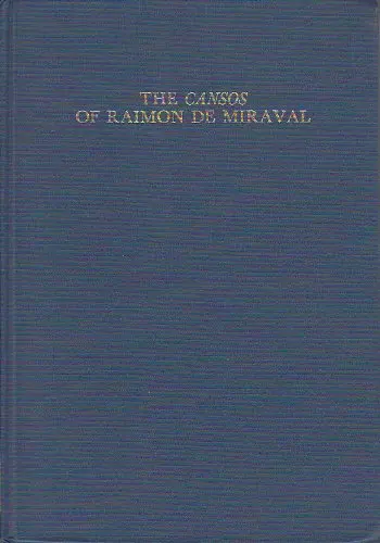 Cover of The Cansos of Raimon De Miraval