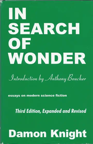Cover of In Search of Wonder