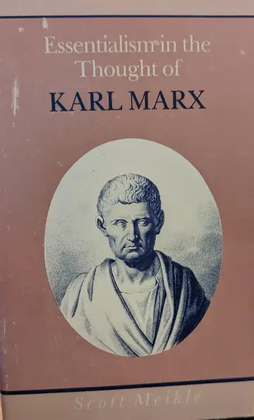 Cover of Essentialism in the Thought of Karl Marx