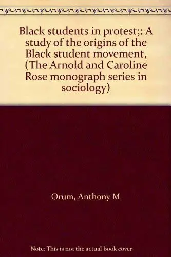 Cover of Black students in protest