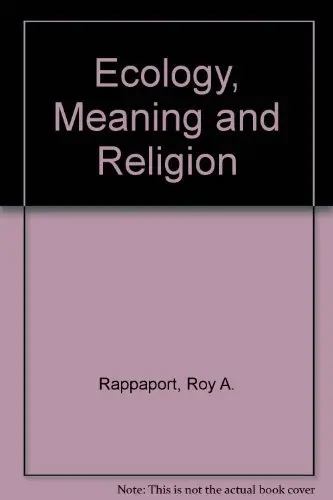 Cover of Ecology, meaning, and religion