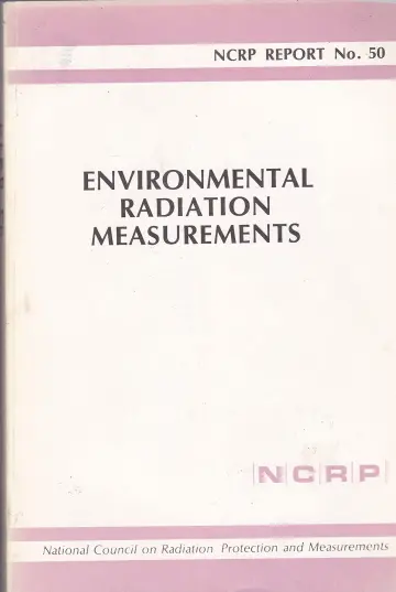 Cover of Environmental radiation measurements