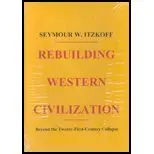 Cover of Rebuilding Western Civilization