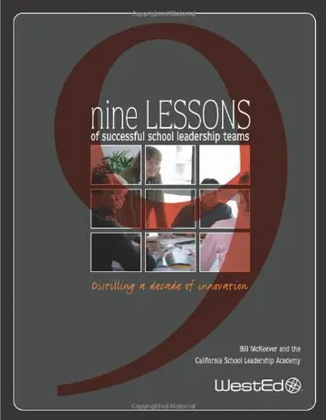 Cover of Nine Lessons of Successful School Leadership Teams