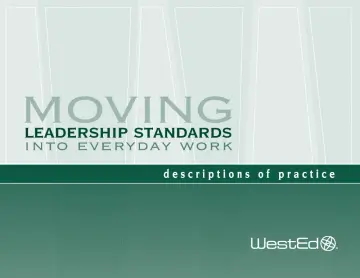 Cover of Moving Leadership Standards into Everyday Work