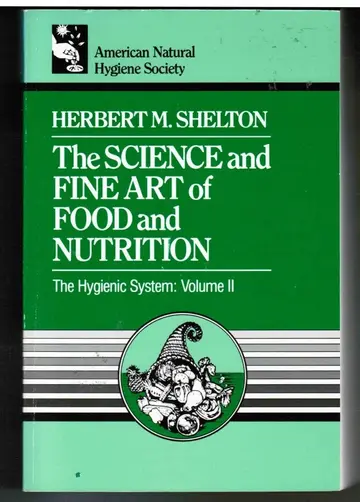 Cover of The Science and Fine Art of Food and Nutrition