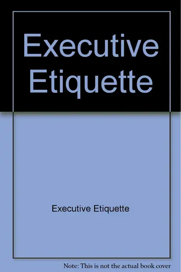 Cover of Executive Etiquette