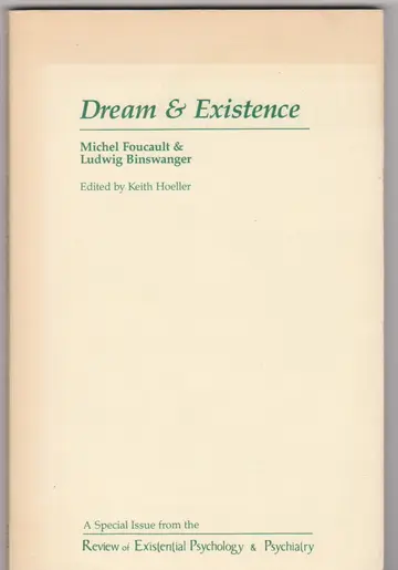 Cover of Dream and Existence