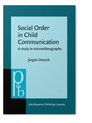 Cover of Social Order in Child Communication