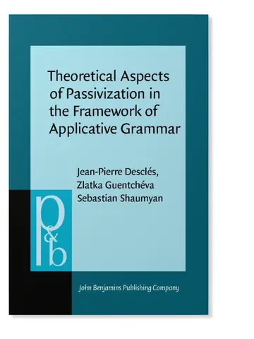 Cover of Theoretical Aspects of Passivization in the Framework of Applicative Grammar