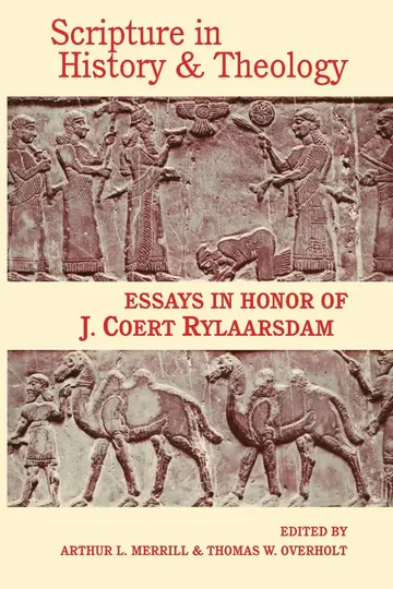 Cover of Scripture in History & Theology