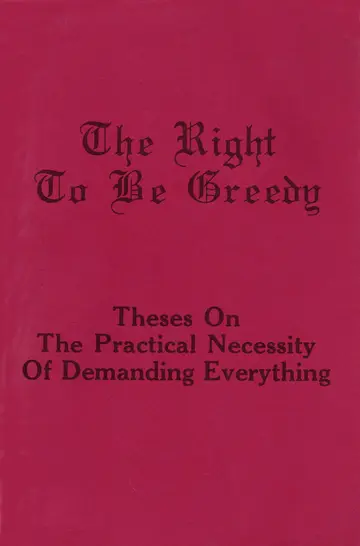 Cover of Right to Be Greedy