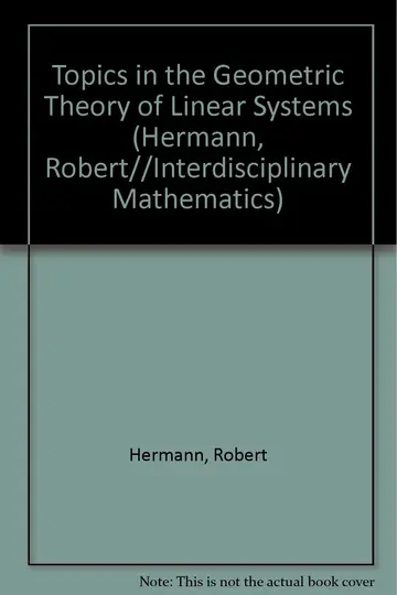 Cover of Topics in the Geometric Theory of Linear Systems