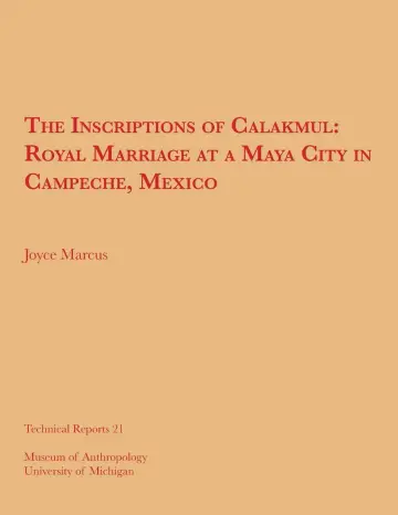 Cover of The Inscriptions of Calakmul