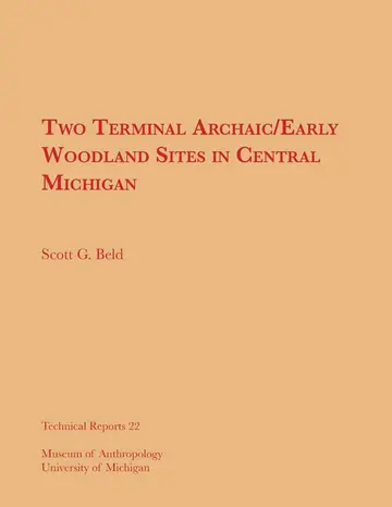 Cover of Two Terminal Archaic/Early Woodland Sites in Central Michigan