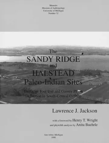 Cover of The Sandy Ridge and Halstead Paleo-Indian Sites