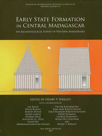 Cover of Early State Formation in Central Madagascar