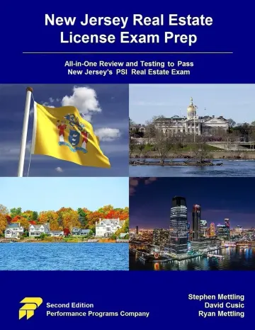 Cover of New Jersey Real Estate License Exam Prep