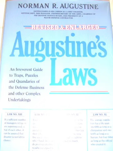 Cover of Augustine's Laws