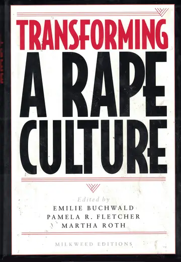 Cover of Transforming a Rape Culture
