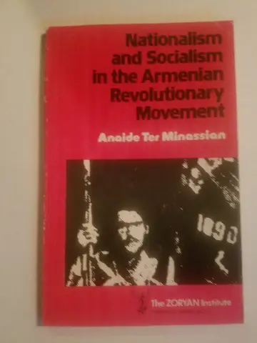 Cover of Nationalism and socialism in the Armenian revolutionary movement