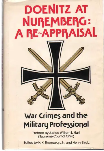 Cover of Doenitz at Nuremberg