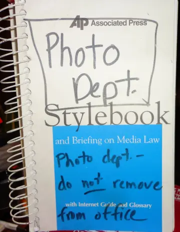 Cover of Associated Press Stylebook and Briefing on Media Law