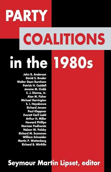 Cover of Party Coalitions in the Nineteen Eighties