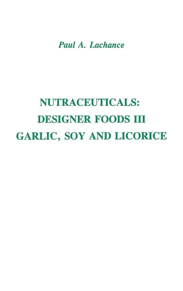 Cover of Nutraceuticals