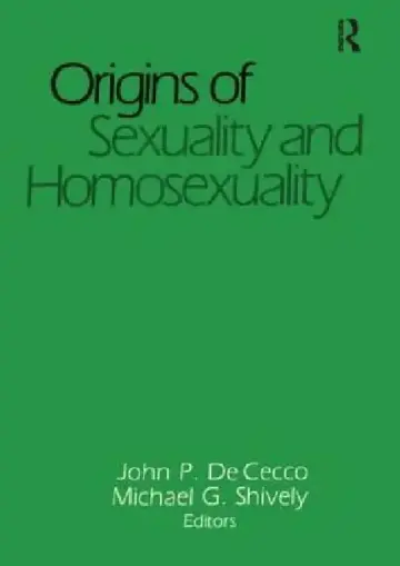 Cover of Origins of Sexuality and Homosexuality
