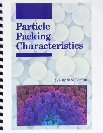 Cover of Particle Packing Characteristics